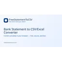 FreeStatementToCSV logo