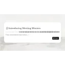 Manus Meeting Minutes logo