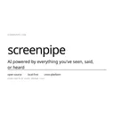 Screenpipe logo